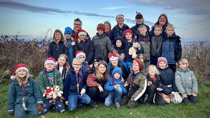 Mini-spejderne på juletur 2025