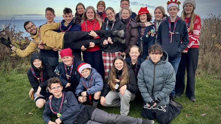 Trop-spejderne på juletur 2025