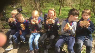 Mikroer spiser pandekager